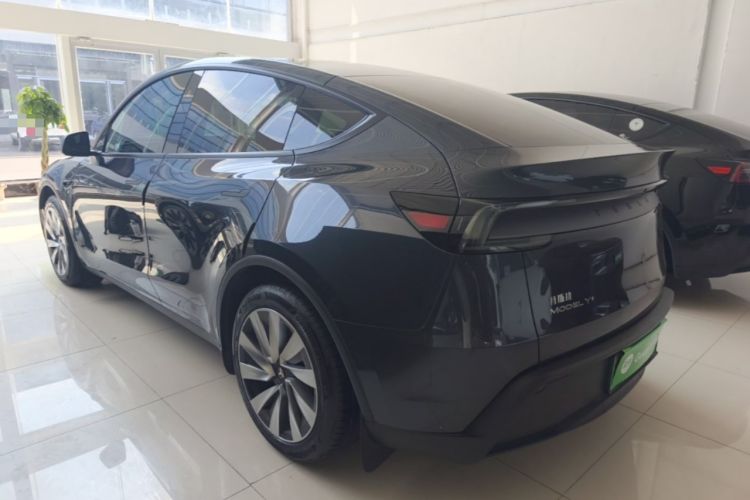 Used Tesla Model Y 2025 Updated Version Long-Range All-Wheel Drive Rear Left 45 Deg