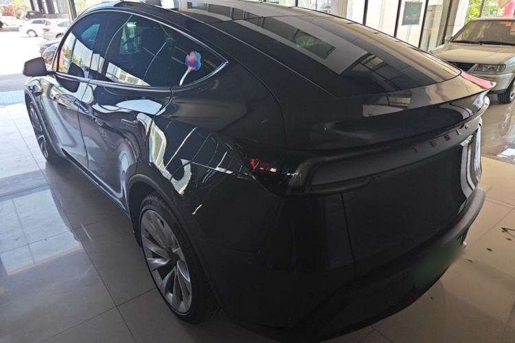 Used Tesla Model Y 2025 Long-Range All-Wheel Drive First Edition Rear Left 45 Deg