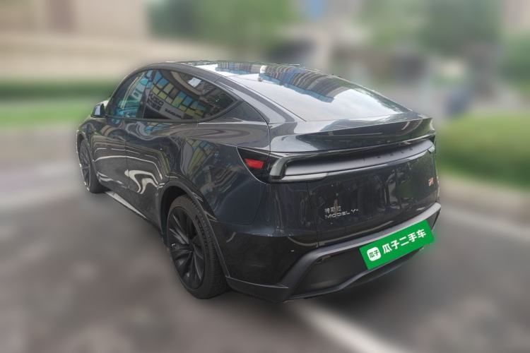 Used Tesla Model Y 2025 Long-Range All-Wheel Drive First Edition Rear Left 45 Deg