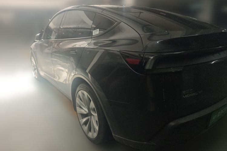 Used Tesla Model Y 2025 Long-Range All-Wheel Drive First Edition Rear Left 45 Deg