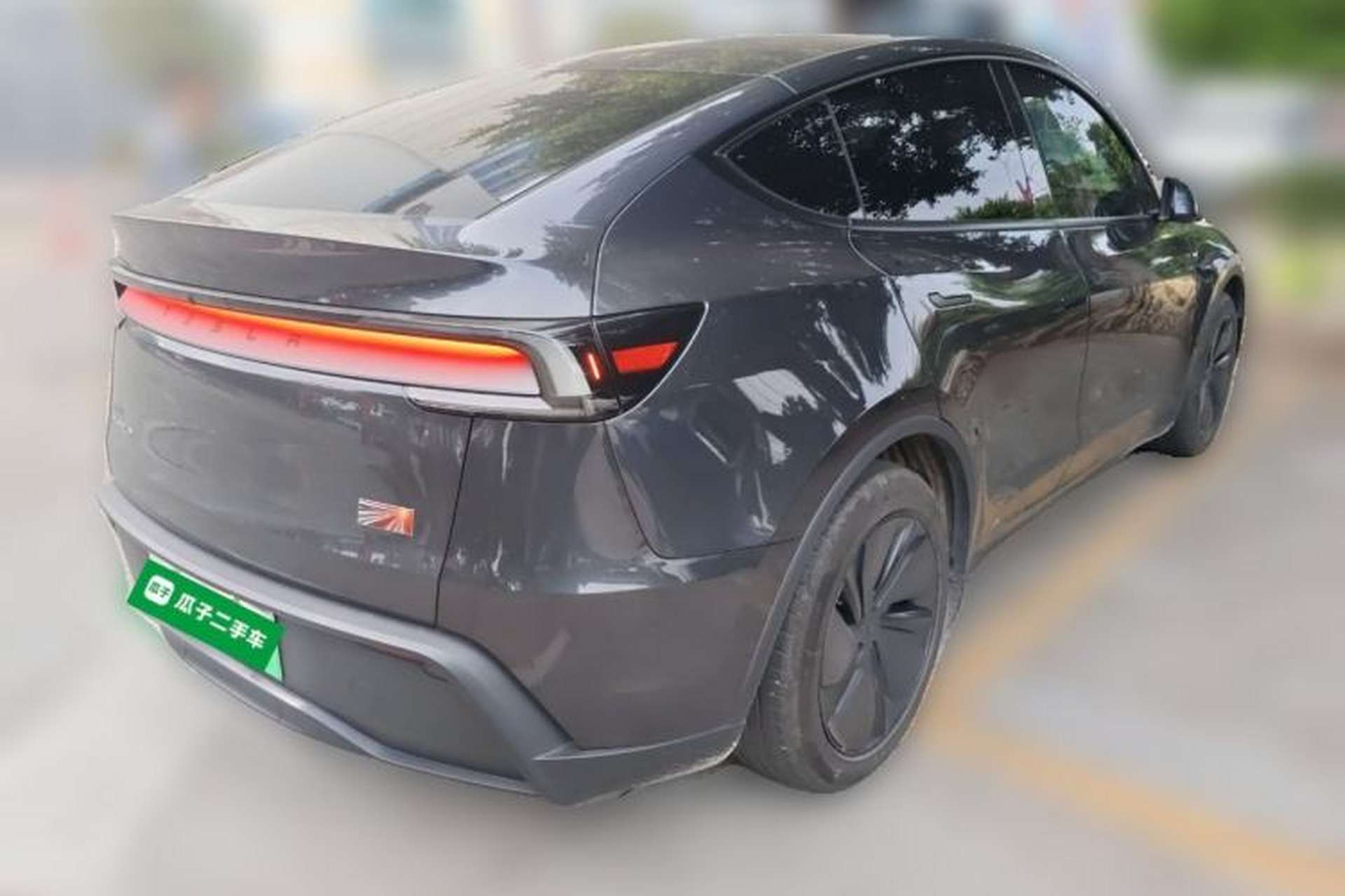Used Tesla Model Y 2025 Long-Range All-Wheel Drive First Edition Rear Right 45 Deg