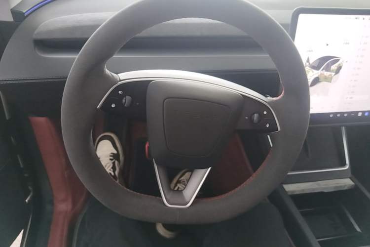 Used Tesla Model Y 2025 Long-Range All-Wheel Drive First Edition Steering Wheel