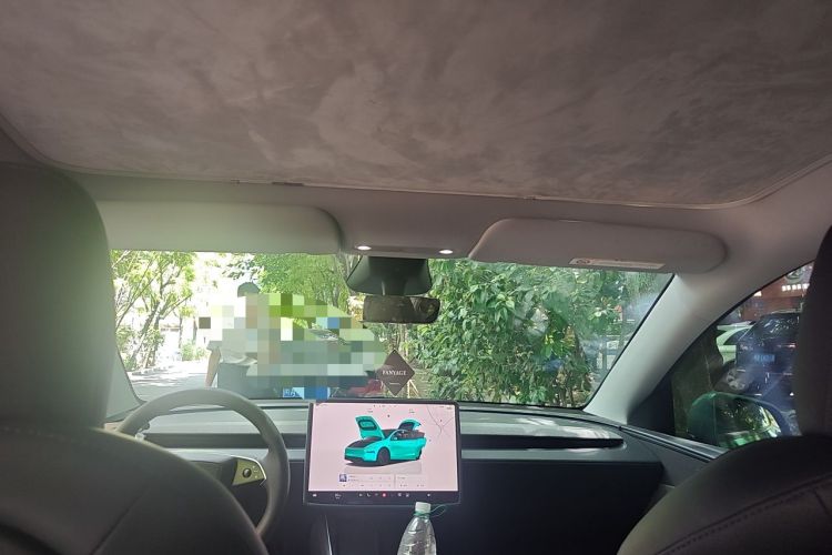 Used Tesla Model Y 2025 Rear-Wheel-Drive Version Headliner