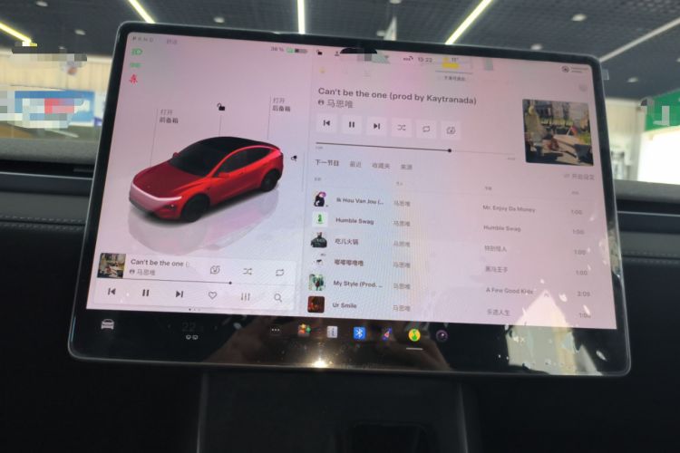 Used Tesla Model Y 2025 Rear-Wheel-Drive Version Audio And AC Panel