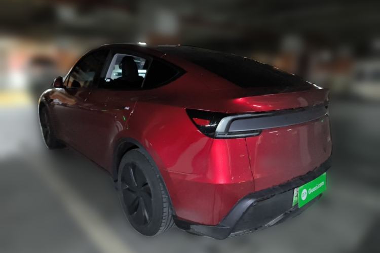 Used Tesla Model Y 2025 Long-Range All-Wheel-Drive Version Rear Left 45 Deg