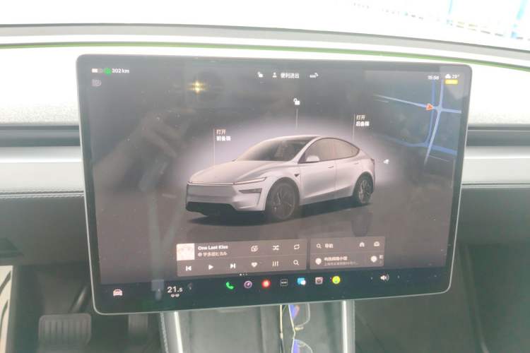 Used Tesla Model Y 2025 Updated Version Long-Range All-Wheel Drive Audio And AC Panel
