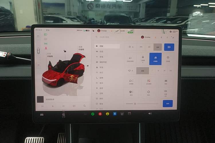 Used Tesla Model Y 2025 Rear-Wheel-Drive Version Audio And AC Panel