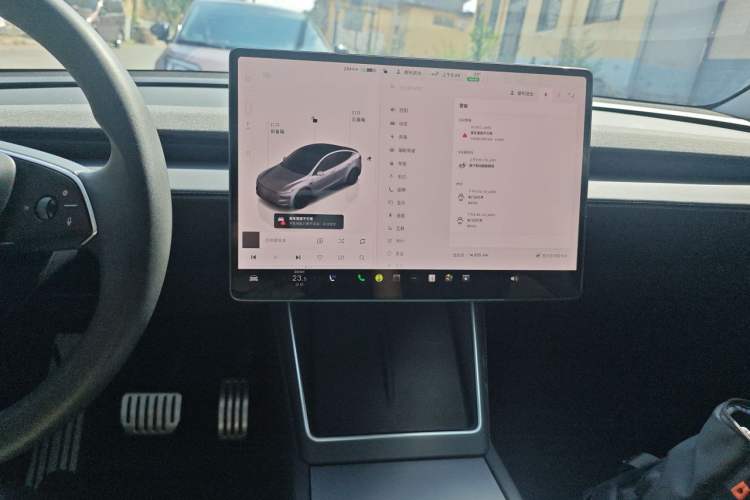 Used Tesla Model Y 2025 Rear-Wheel-Drive Version Audio And AC Panel