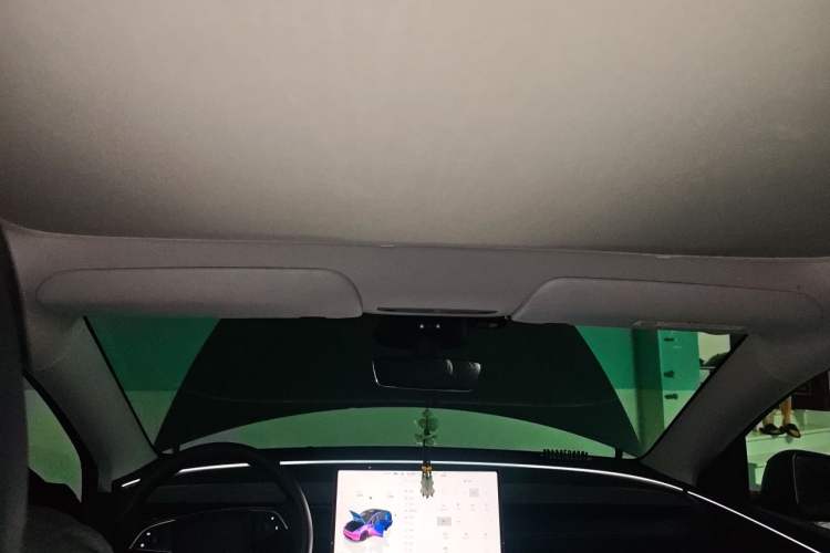 Used Tesla Model Y 2025 Rear-Wheel-Drive Version Headliner