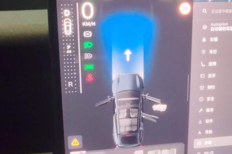 Used Tesla Model Y 2025 Long-Range All-Wheel Drive First Edition Instrument Cluster