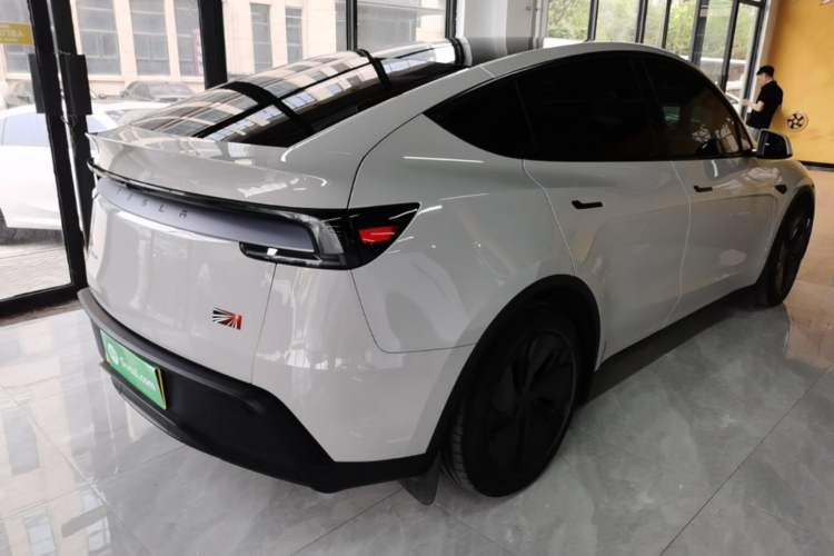 Used Tesla Model Y 2025 Long-Range All-Wheel Drive First Edition Rear Right 45 Deg