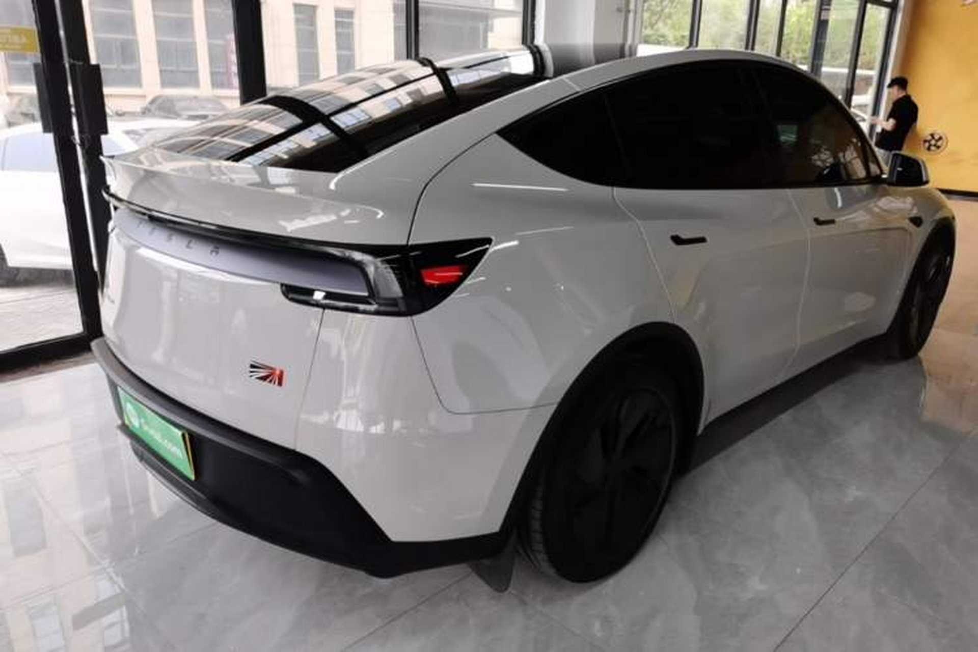 Used Tesla Model Y 2025 Long-Range All-Wheel Drive First Edition Rear Right 45 Deg