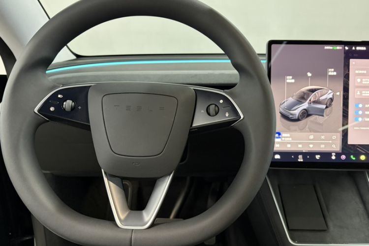 Used Tesla Model Y 2025 Long-Range All-Wheel Drive First Edition Steering Wheel