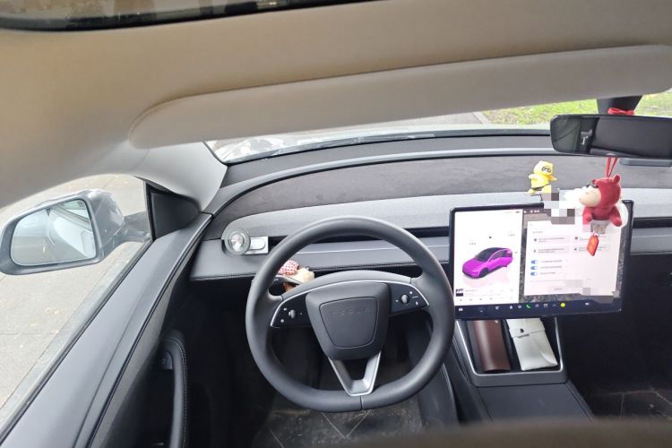 Used Tesla Model Y 2025 Long-Range All-Wheel Drive First Edition Steering Wheel