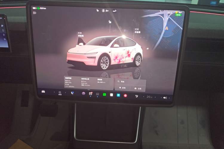 Used Tesla Model Y 2025 Updated Version Long-Range All-Wheel Drive Audio And AC Panel