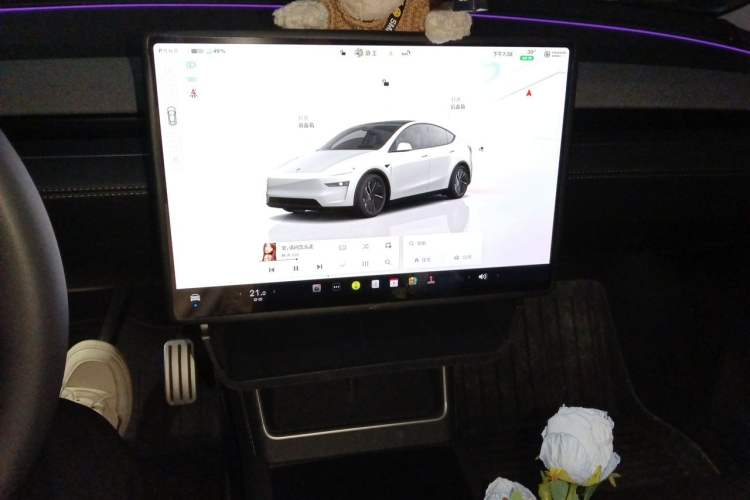 Used Tesla Model Y 2025 Rear-Wheel-Drive Version Audio And AC Panel