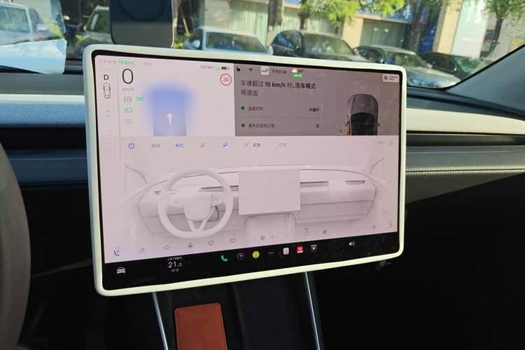 Used Tesla Model Y 2025 Updated Version Long-Range All-Wheel Drive Audio And AC Panel