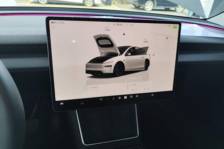 Used Tesla Model Y 2025 Rear-Wheel-Drive Version Audio And AC Panel