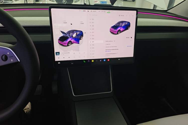 Used Tesla Model Y 2025 Rear-Wheel-Drive Version Audio And AC Panel