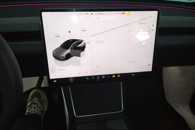 Used Tesla Model Y 2025 Rear-Wheel-Drive Version Audio And AC Panel