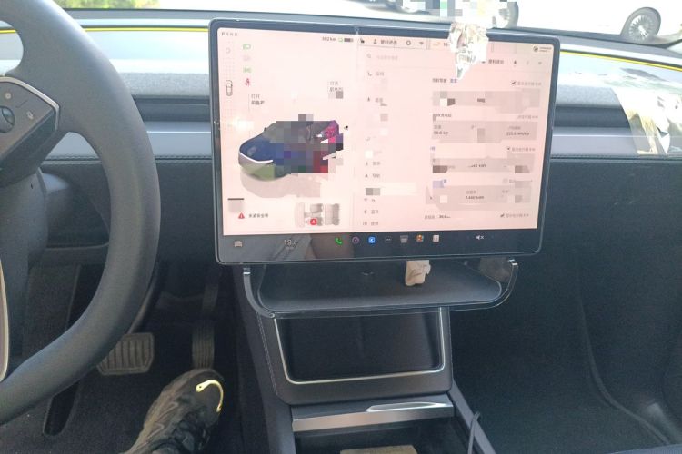 Used Tesla Model Y 2025 Rear-Wheel-Drive Version Audio And AC Panel