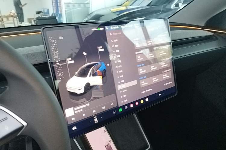 Used Tesla Model Y 2025 Updated Version Long-Range All-Wheel Drive Audio And AC Panel