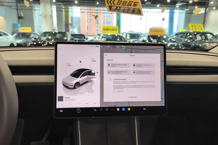 Used Tesla Model Y 2025 Rear-Wheel-Drive Version Audio And AC Panel