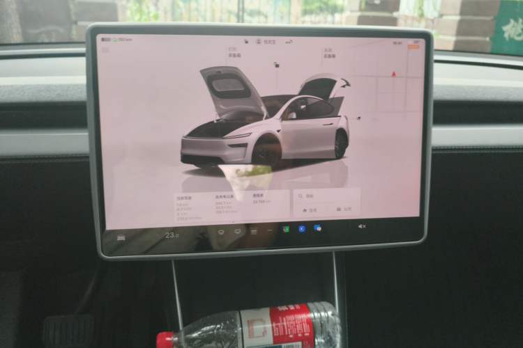 Used Tesla Model Y 2025 Rear-Wheel-Drive Version Audio And AC Panel