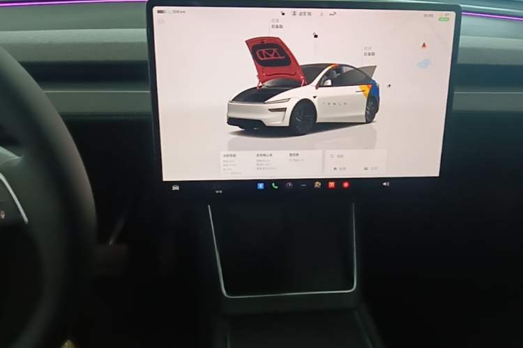 Used Tesla Model Y 2025 Rear-Wheel Drive First Edition Audio And AC Panel