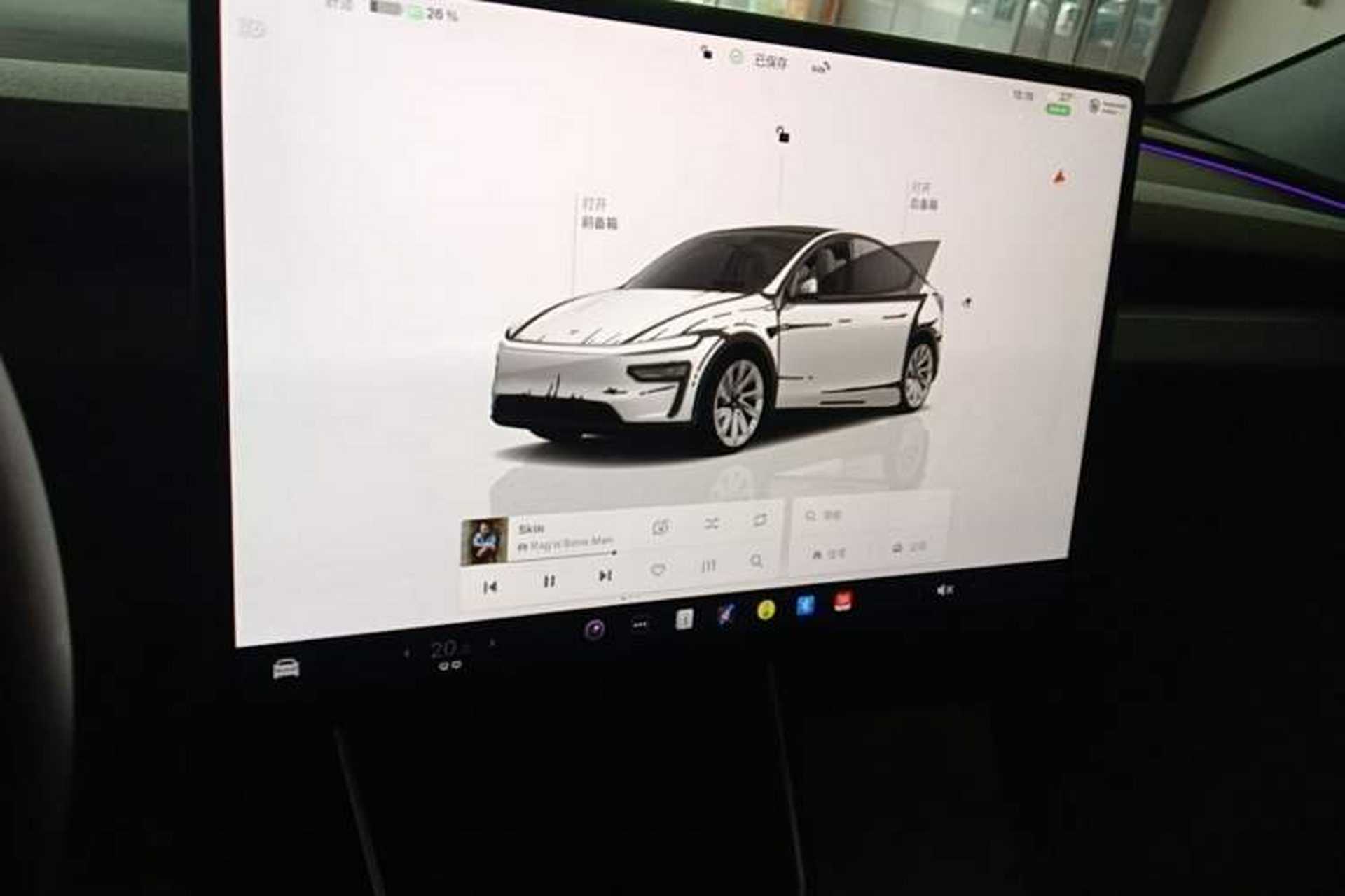 Used Tesla Model Y 2025 Updated Version Long-Range All-Wheel Drive Audio And AC Panel