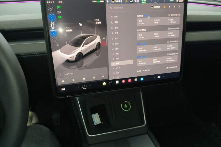 Used Tesla Model Y 2025 Rear-Wheel-Drive Version Audio And AC Panel