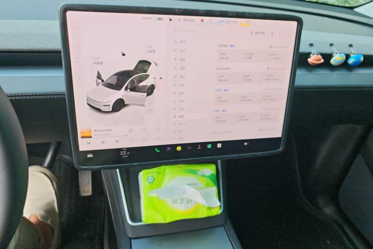 Used Tesla Model Y 2025 Updated Version Long-Range All-Wheel Drive Audio And AC Panel