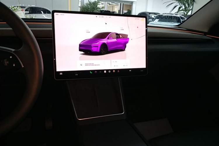 Used Tesla Model Y 2025 Rear-Wheel Drive First Edition Audio And AC Panel