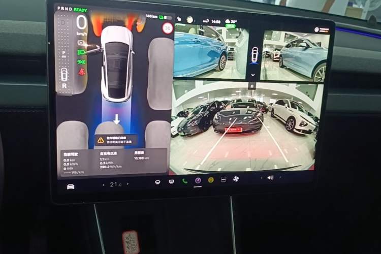 Used Tesla Model Y 2025 Rear-Wheel-Drive Version Audio And AC Panel