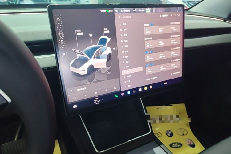 Used Tesla Model Y 2025 Rear-Wheel-Drive Version Audio And AC Panel