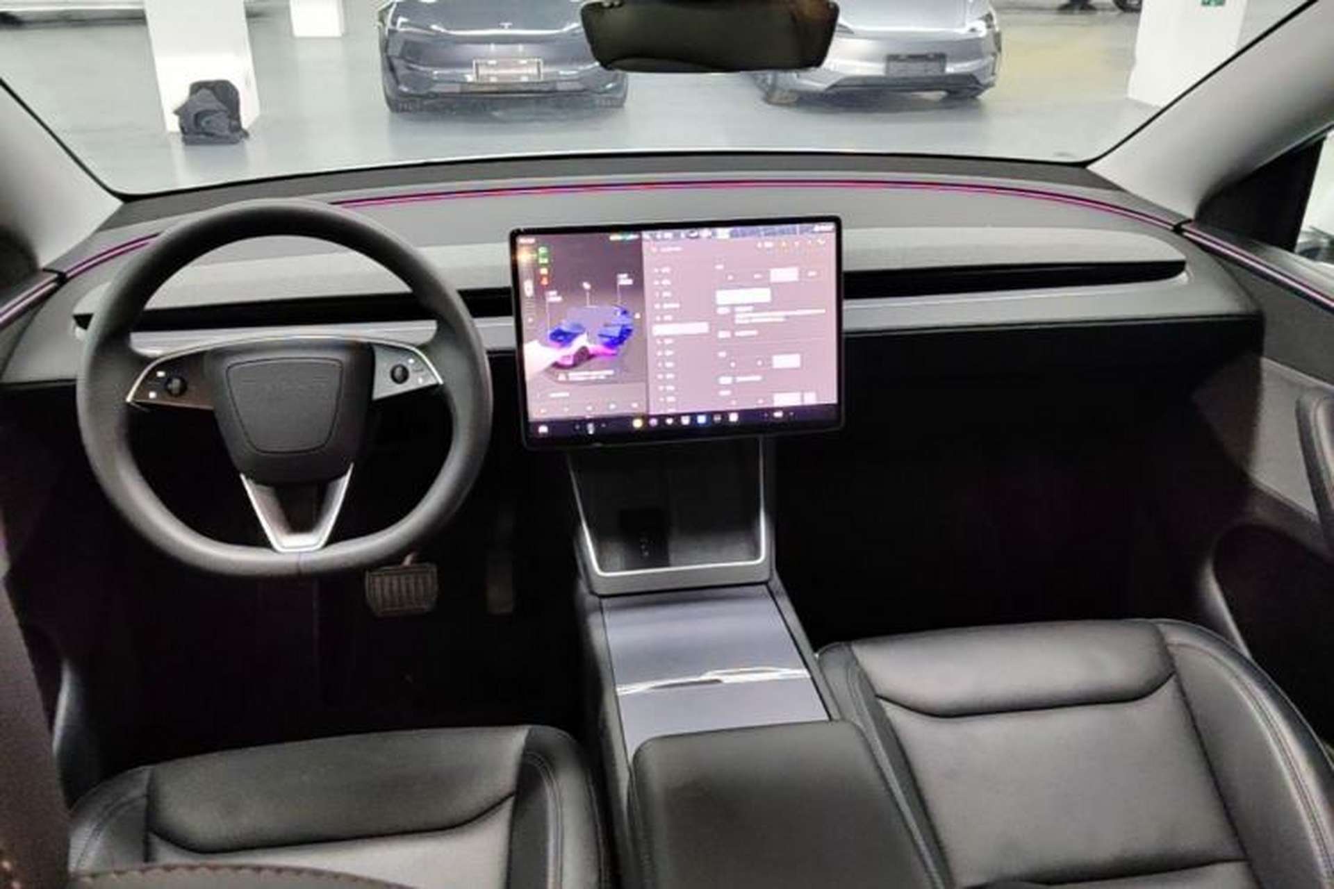 Used Tesla Model Y 2025 Rear-Wheel-Drive Version Center Console