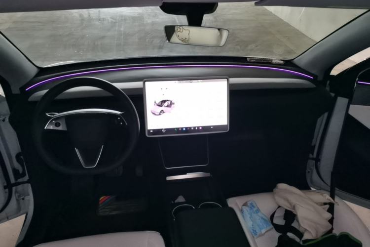 Used Tesla Model Y 2025 Long-Range All-Wheel Drive First Edition Center Console