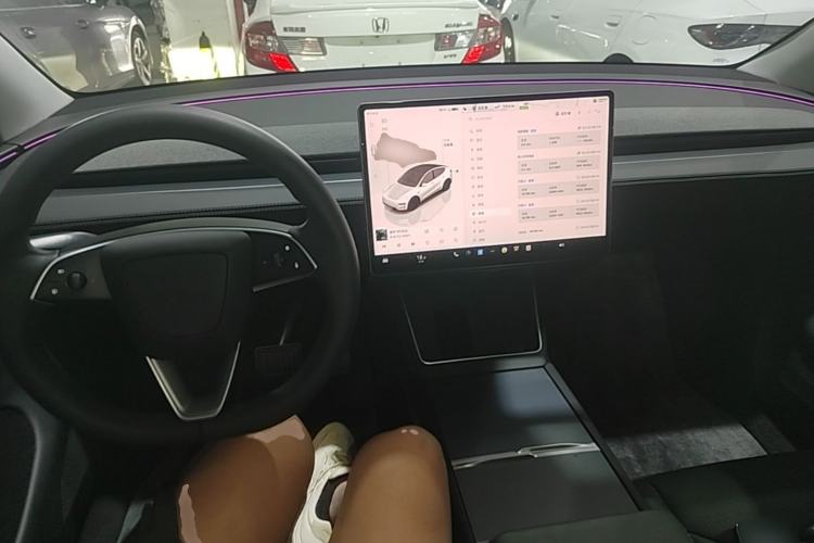 Used Tesla Model Y 2025 Long-Range All-Wheel-Drive Version Center Console