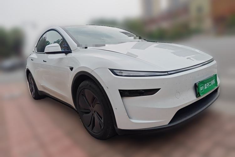 Used Tesla Model Y 2025 Updated Version Long-Range All-Wheel Drive Front Right 45 Deg