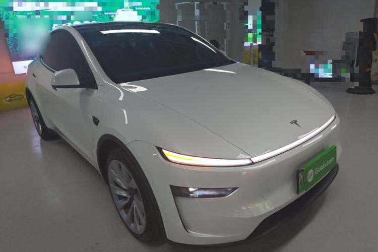 Used Tesla Model Y 2025 Updated Version Long-Range All-Wheel Drive Front Right 45 Deg