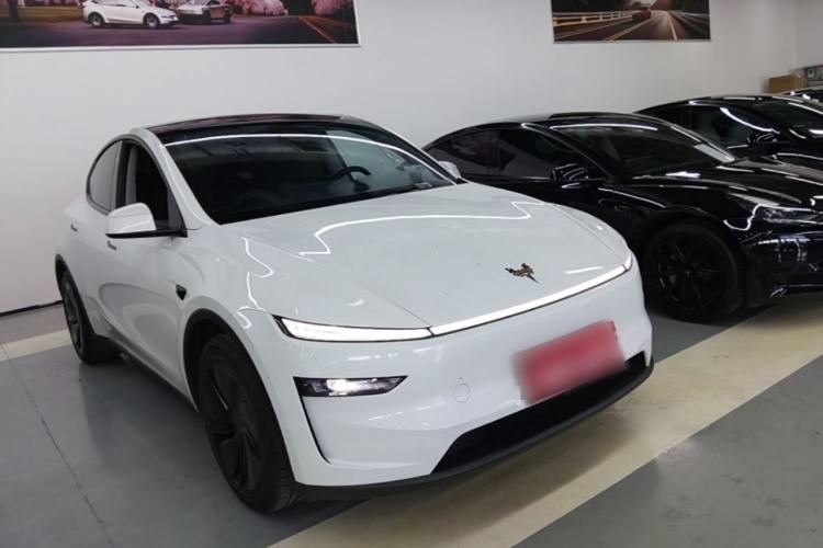 Used Tesla Model Y 2025 Updated Version Long-Range All-Wheel Drive Front Right 45 Deg