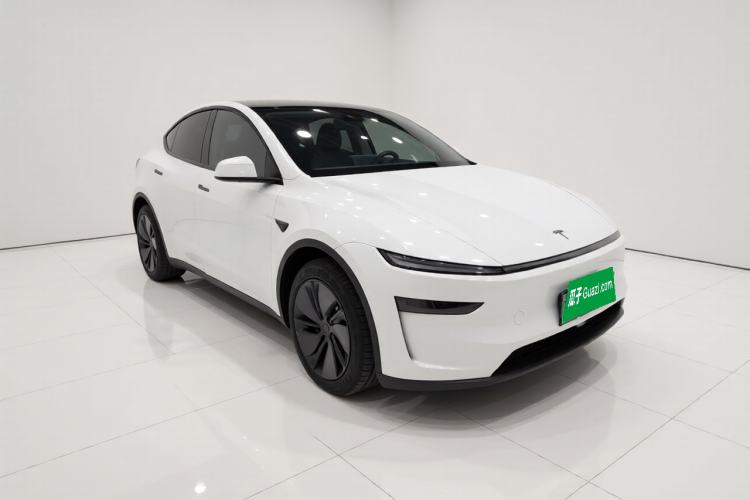 Used Tesla Model Y 2025 Updated Version Long-Range All-Wheel Drive Front Right 45 Deg