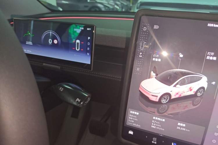 Used Tesla Model Y 2025 Updated Version Long-Range All-Wheel Drive Gear Lever