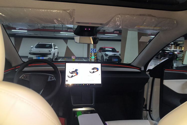 Used Tesla Model Y 2025 Updated Version Long-Range All-Wheel Drive Headliner