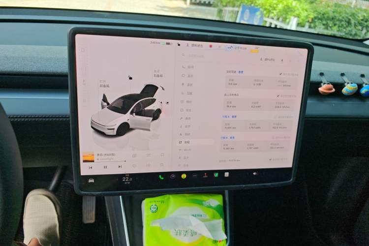 Used Tesla Model Y 2025 Updated Version Long-Range All-Wheel Drive Instrument Cluster