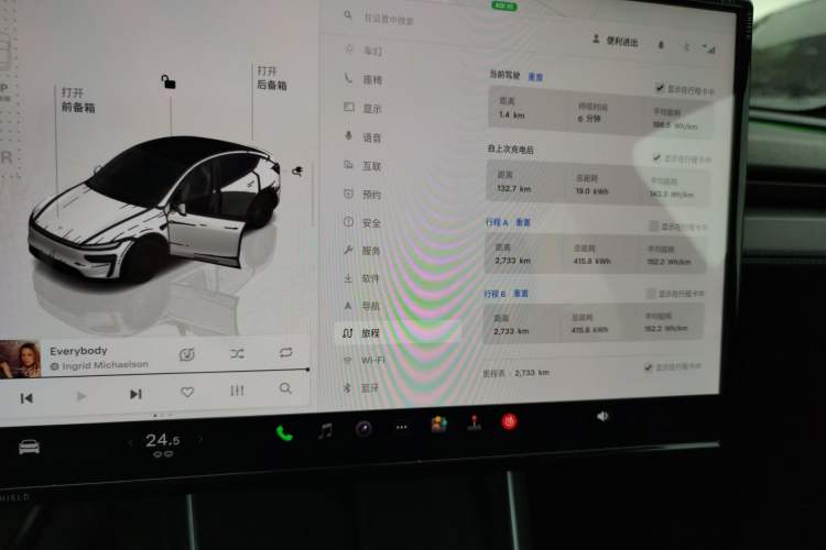 Used Tesla Model Y 2025 Rear-Wheel-Drive Version Instrument Cluster