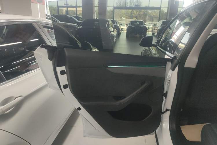 Used Tesla Model Y 2025 Long-Range All-Wheel-Drive Version Left Rear Door Interior