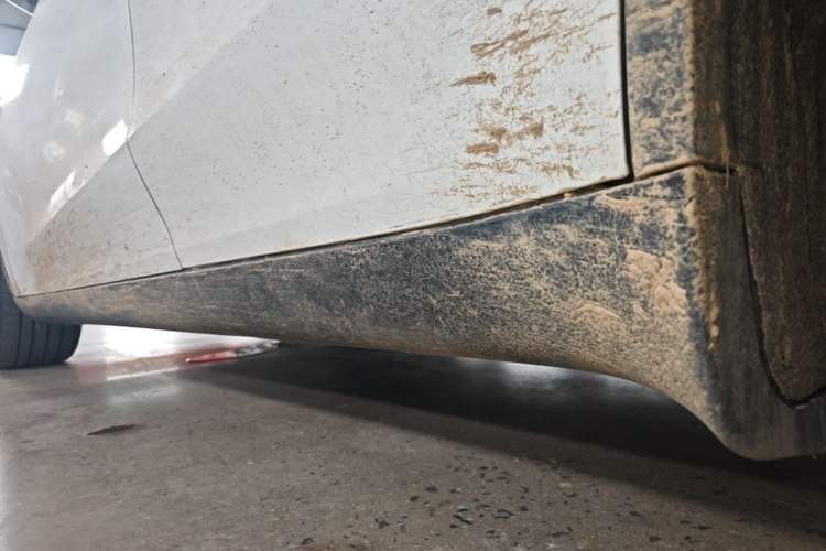 Used Tesla Model Y 2025 Rear-Wheel Drive First Edition Left Side Sill