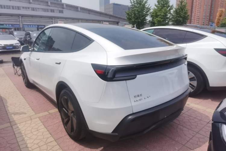 Used Tesla Model Y 2025 Long-Range All-Wheel Drive First Edition Rear Left 45 Deg