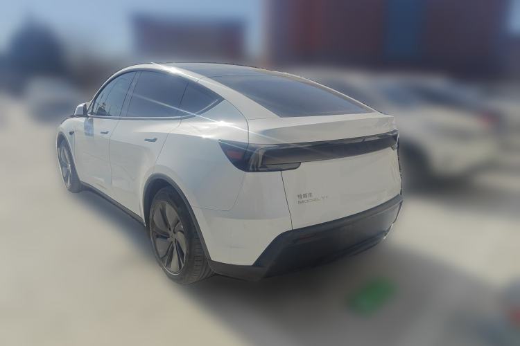 Used Tesla Model Y 2025 Long-Range All-Wheel Drive First Edition Rear Left 45 Deg